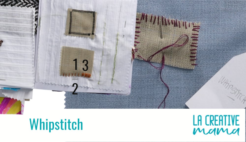 whipstitch hand sewing stitch 