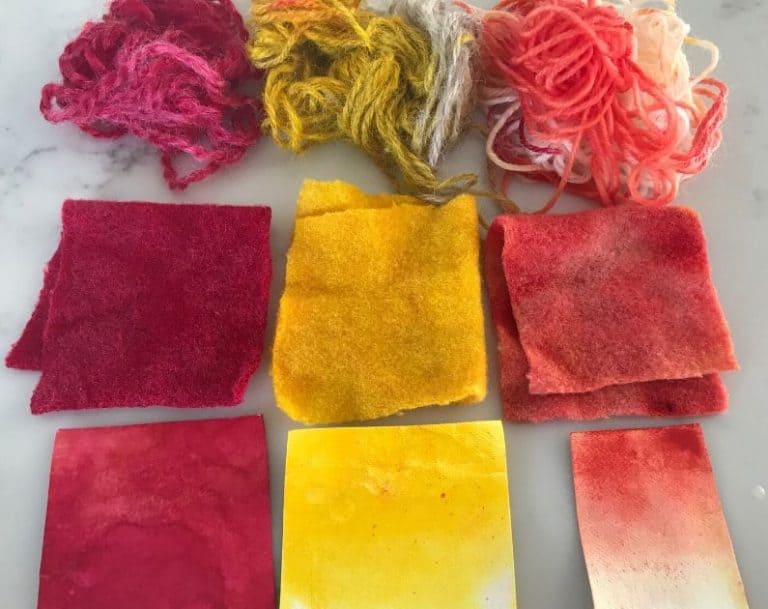 How to dye yarn with food coloring (A great activity for kids!) La