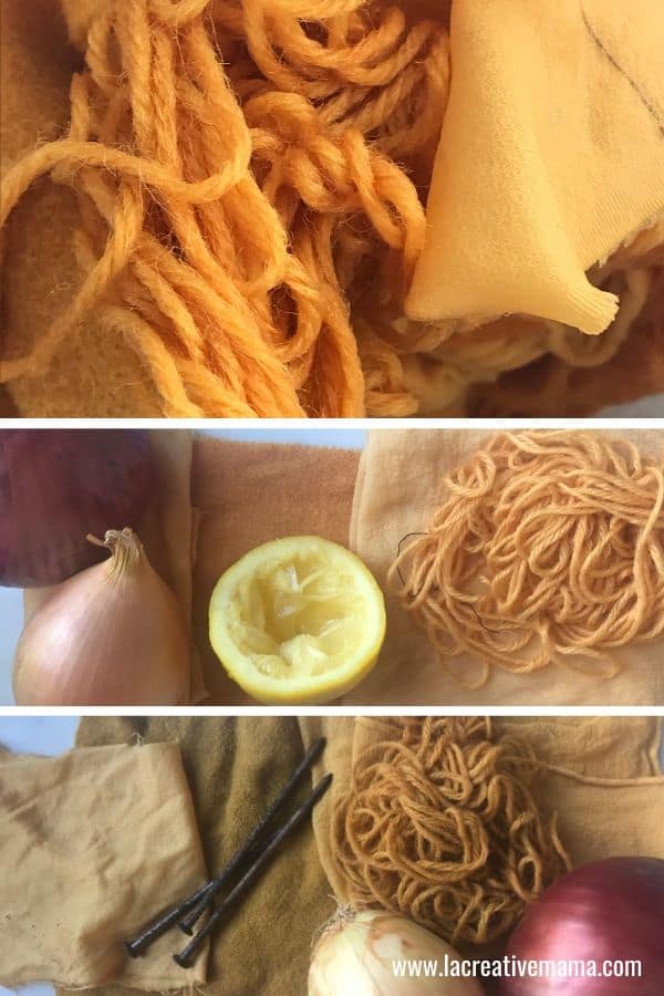 how to dye fabric with onion skin