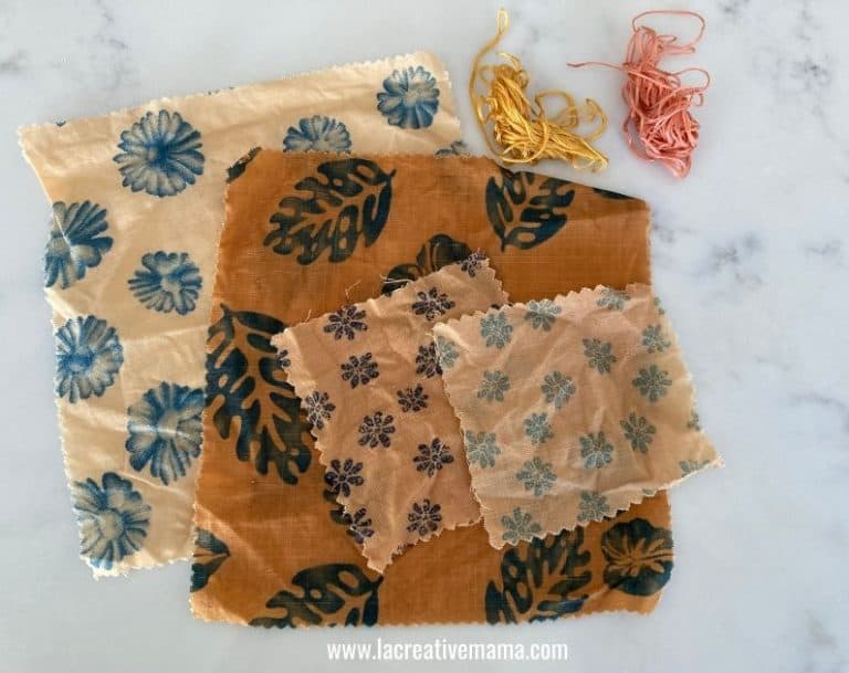 How to give fabric a vintage look La creative mama