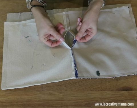 How to make a fabric book using upcycled fabric - La creative mama