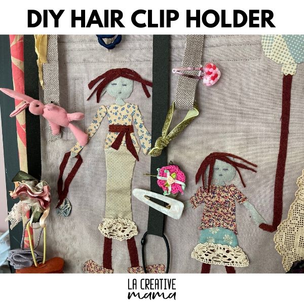 DIY HAIR CLIP HOLDER tutorial