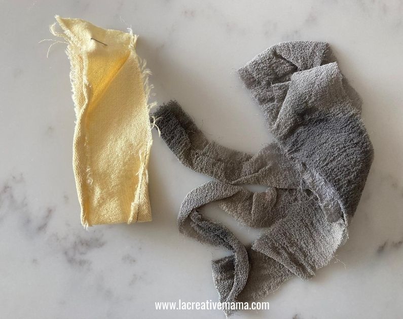 natural dyeing with eucalyptus modified with iron water