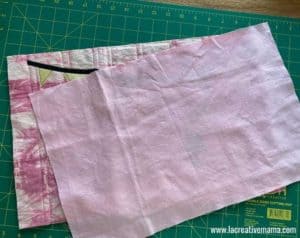 How to make a fabric book cover - La creative mama