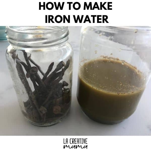iron water mordant