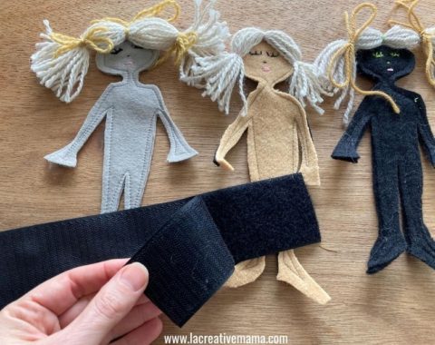 How to make a doll using Doll Patterns (Free) - La creative mama