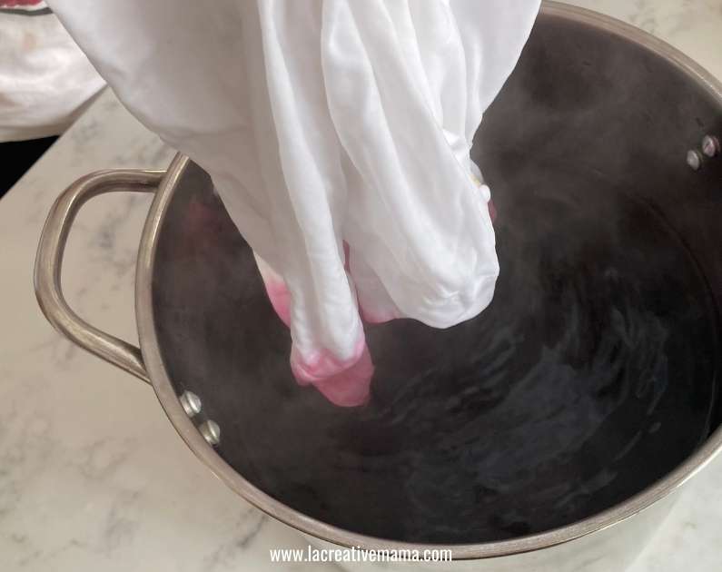 dyeing fabric with cochineal dye 