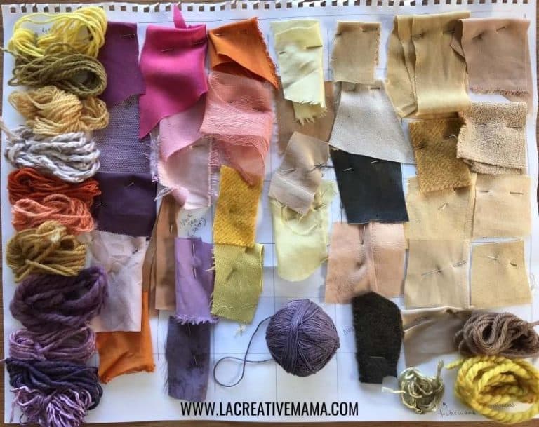 The importance of using a mordant in natural dyeing - La creative mama