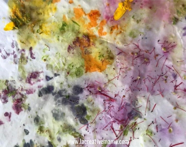 How to dye silk (with natural dyes) La creative mama