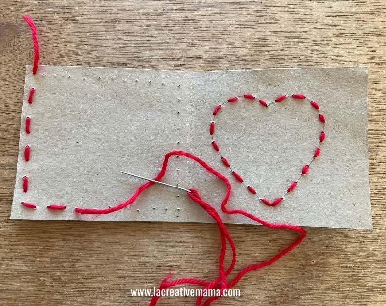 valentines card for kids tutorial 6