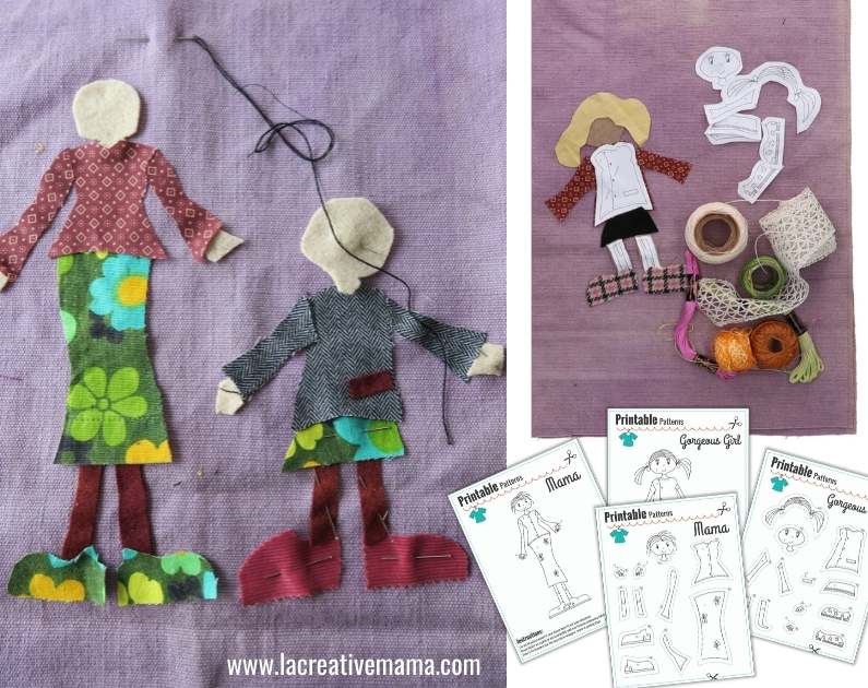 how to make embroidered patches . La Creative mama sewing applique templates 