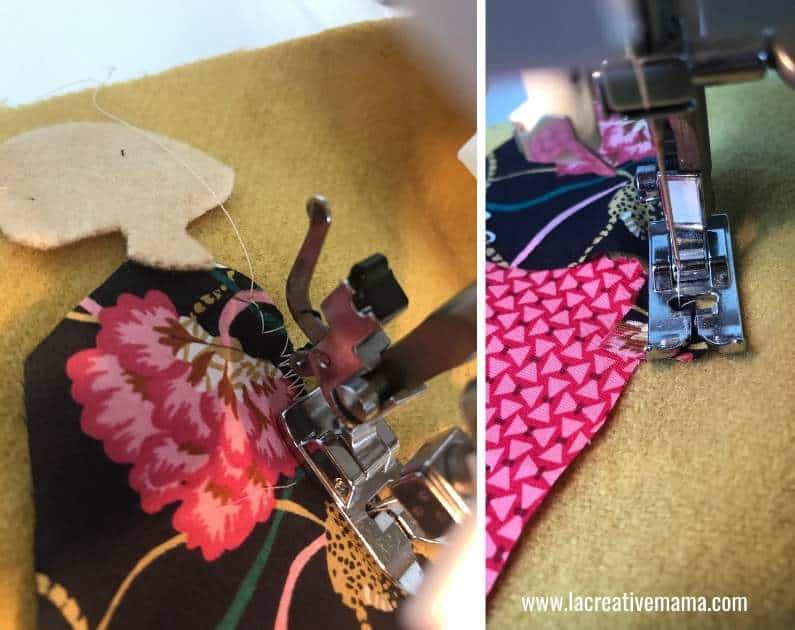 How to make embroidered patches with a sewing machine 6