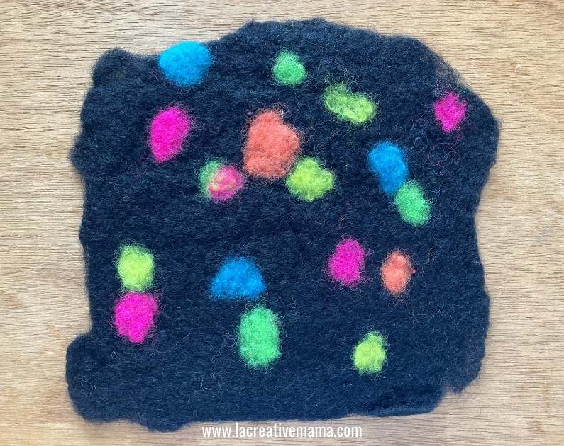 wet felted fabric 