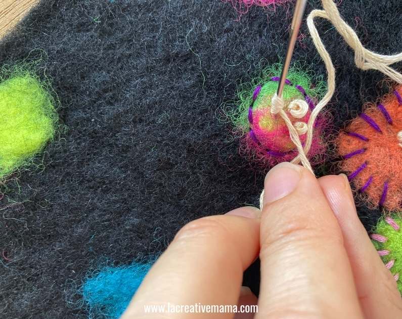 french knots tutorial 