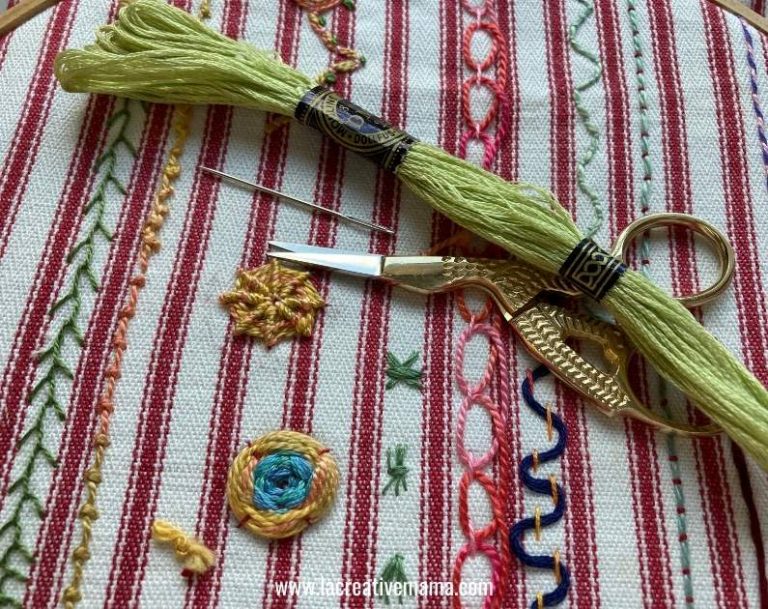 Best embroidery subscription box La creative mama