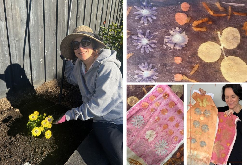 eco printing using blankets 
