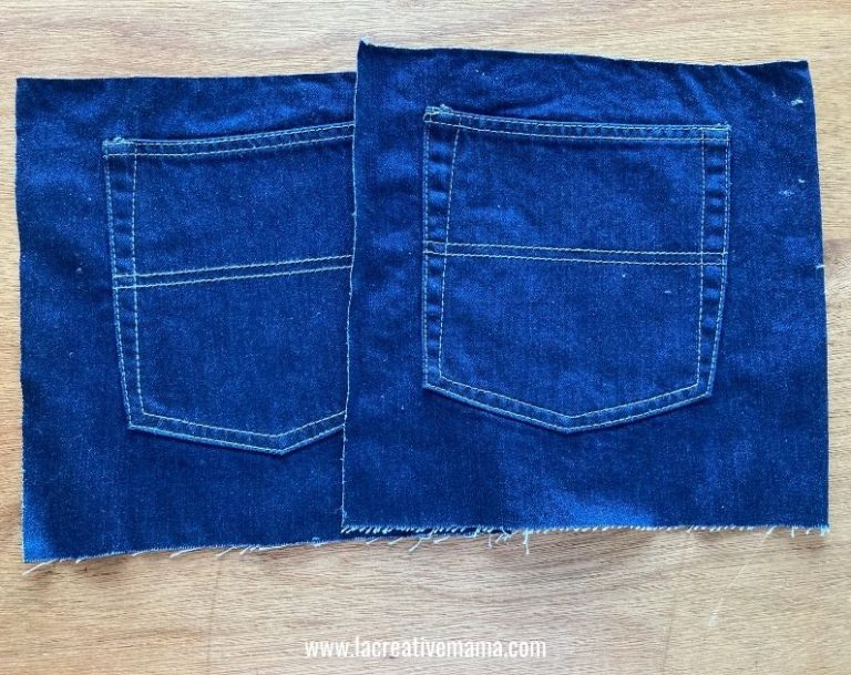 DIY denim bag - La creative mama