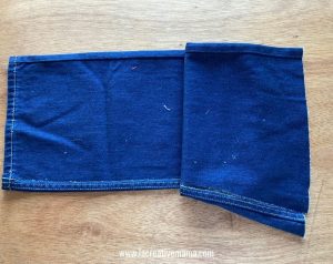 DIY denim bag - La creative mama