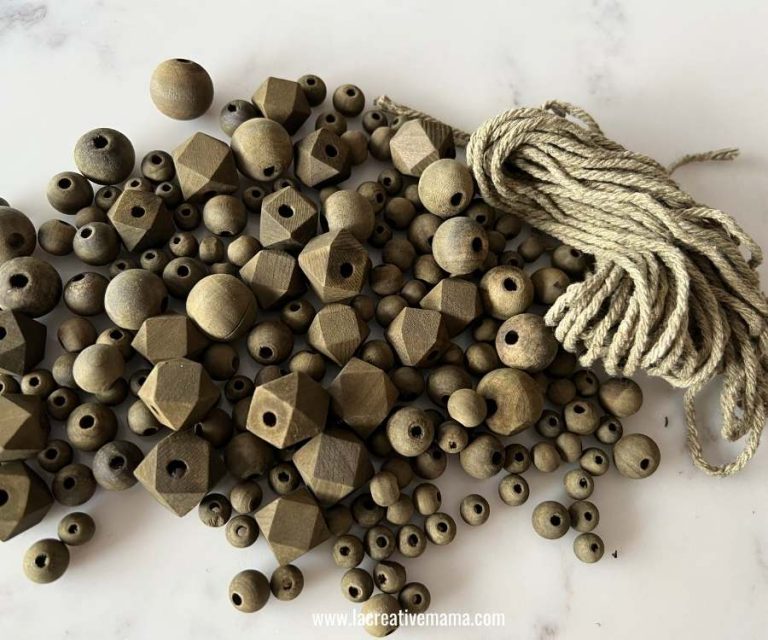 How to dye wooden beads with natural dyes La creative mama