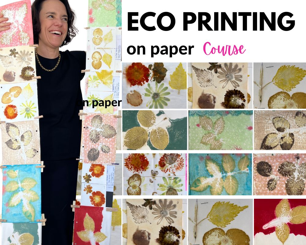 eco printing on paper curse 