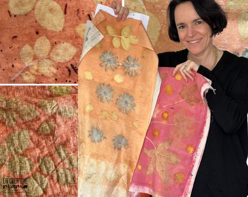 How to use eco printing blankets La creative mama