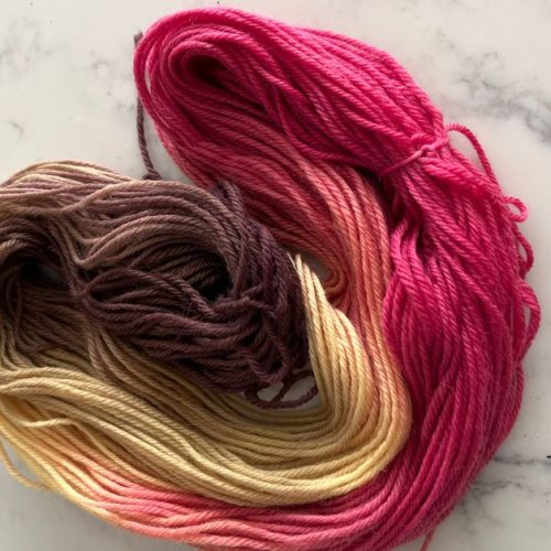 variegated wool yarn