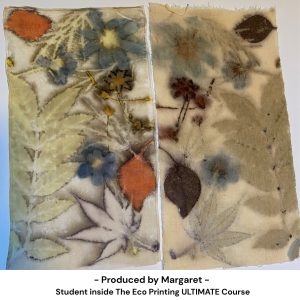 Botanical eco prints by Margaret