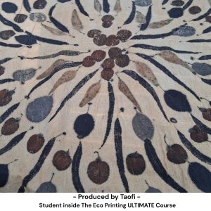 Eucalyptus eco print by Taofi